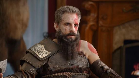 Ben Stiller in MOCEAN's new trailer for the PlayStation game God of War Ragnarök