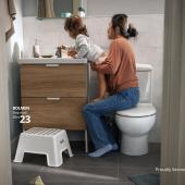 Ikea proudly second best stool