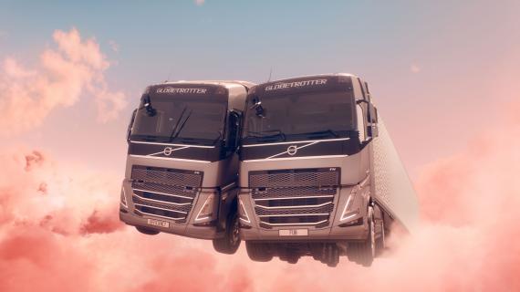 A still from Volvo Trucks' 'A Love Story' spot